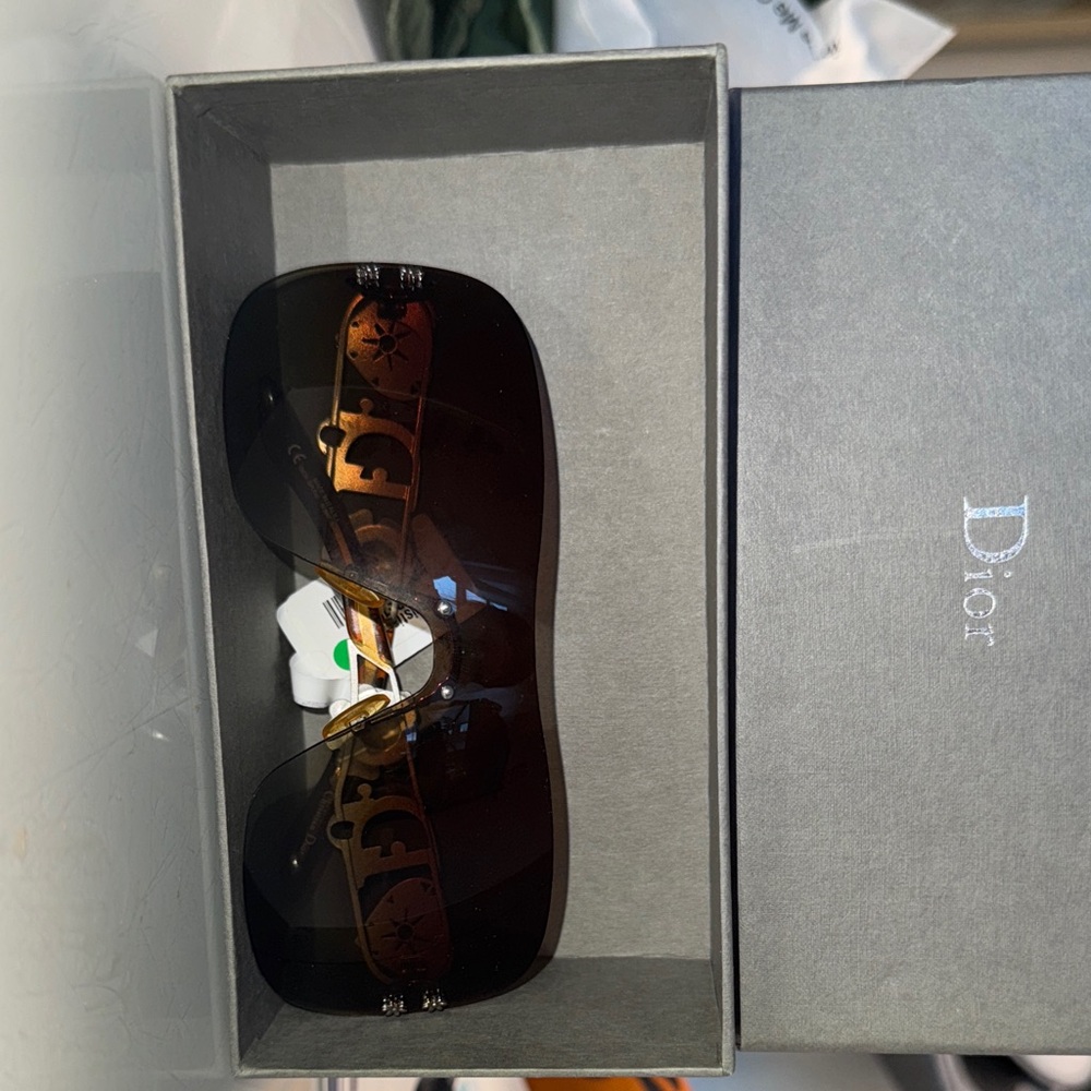 Dior Women's Sunglasses - Brown and Gold